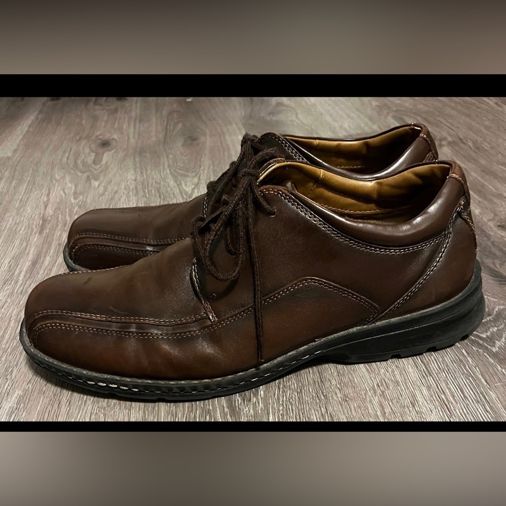 Dockers men’s Leather lace up shoes size 13 M great used condition - Picture 3 of 12